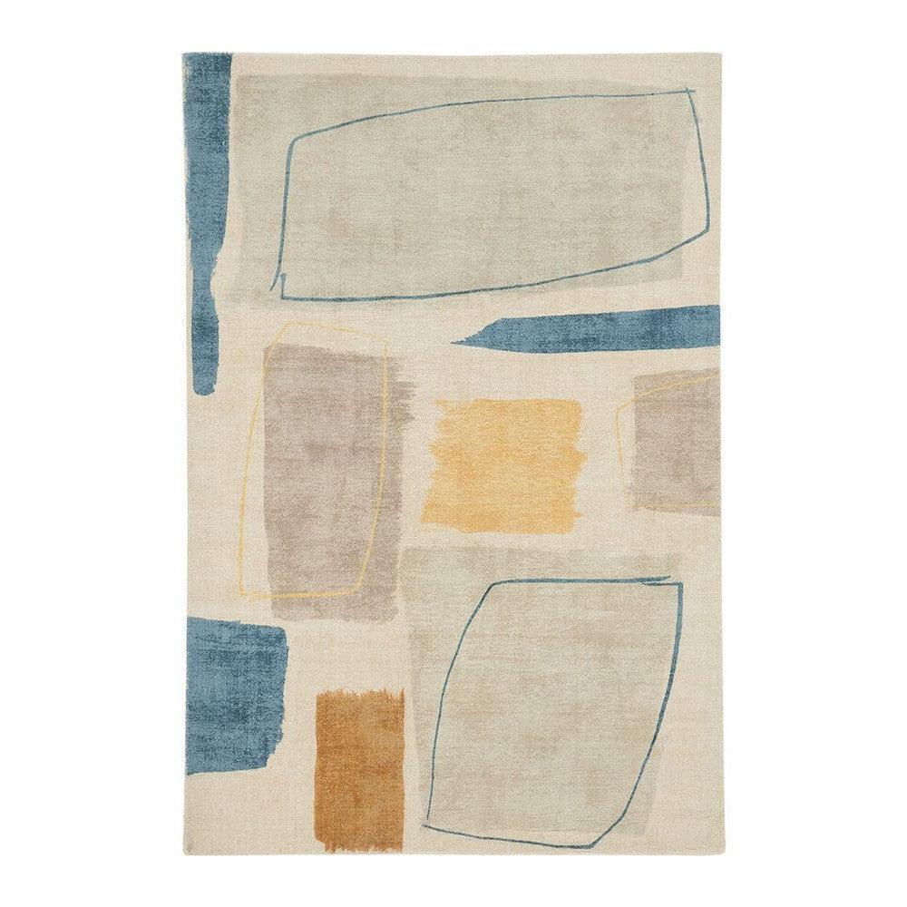 Scion Composition Papaya Pure Wool Designer Rug