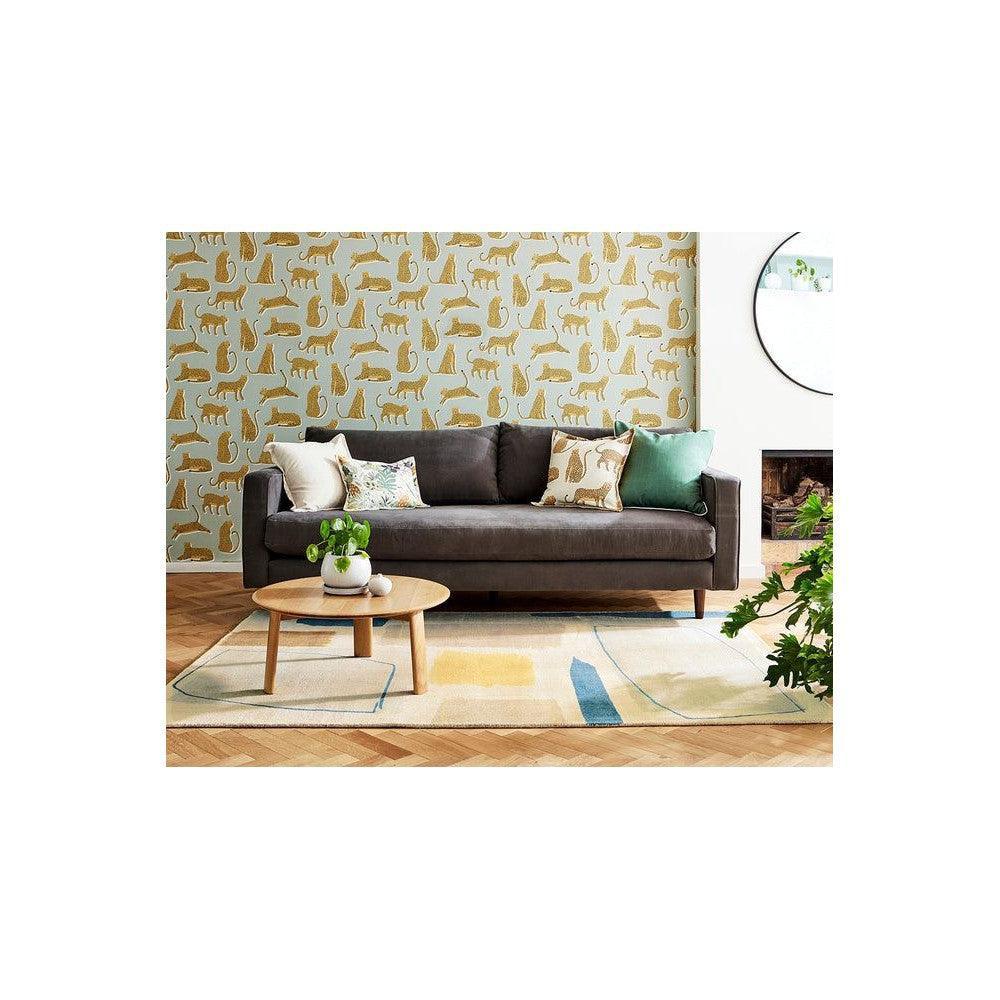 Scion Composition Papaya Pure Wool Designer Rug