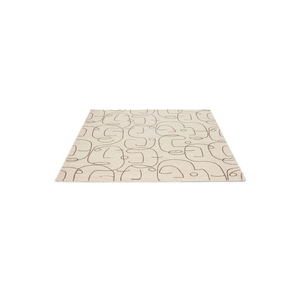 Scion Epsilon Charcoal Pure Wool Designer Rug