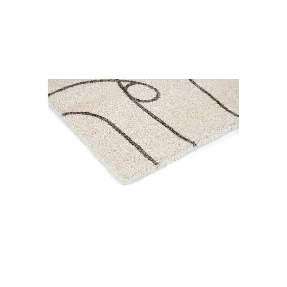 Scion Epsilon Charcoal Pure Wool Designer Rug