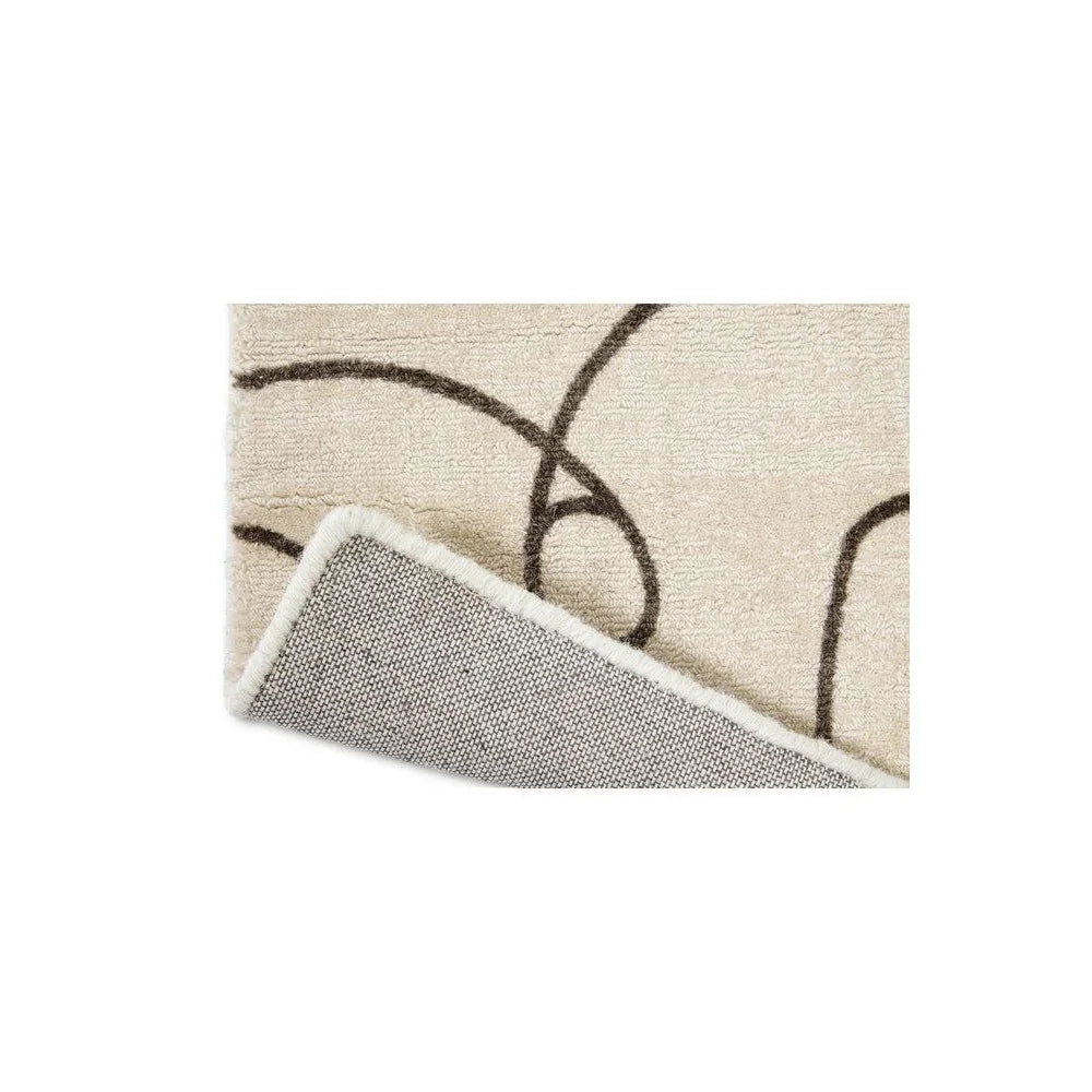 Scion Epsilon Charcoal Pure Wool Designer Rug