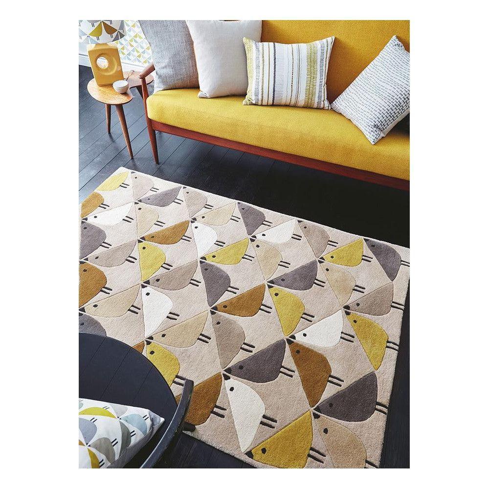 Scion Lintu Dandelion Pure Wool Designer Rug