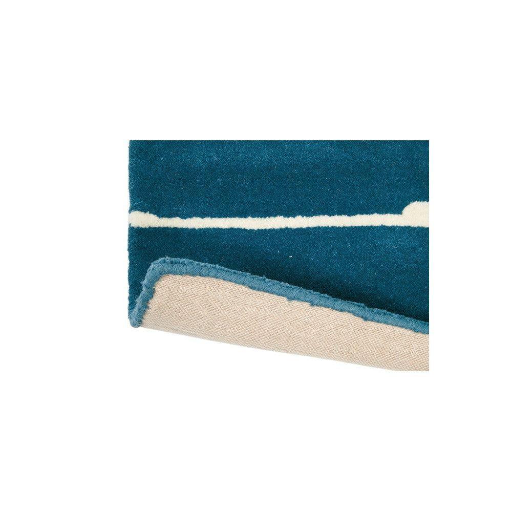 Scion Mr Fox Denim Pure Wool Designer Rug