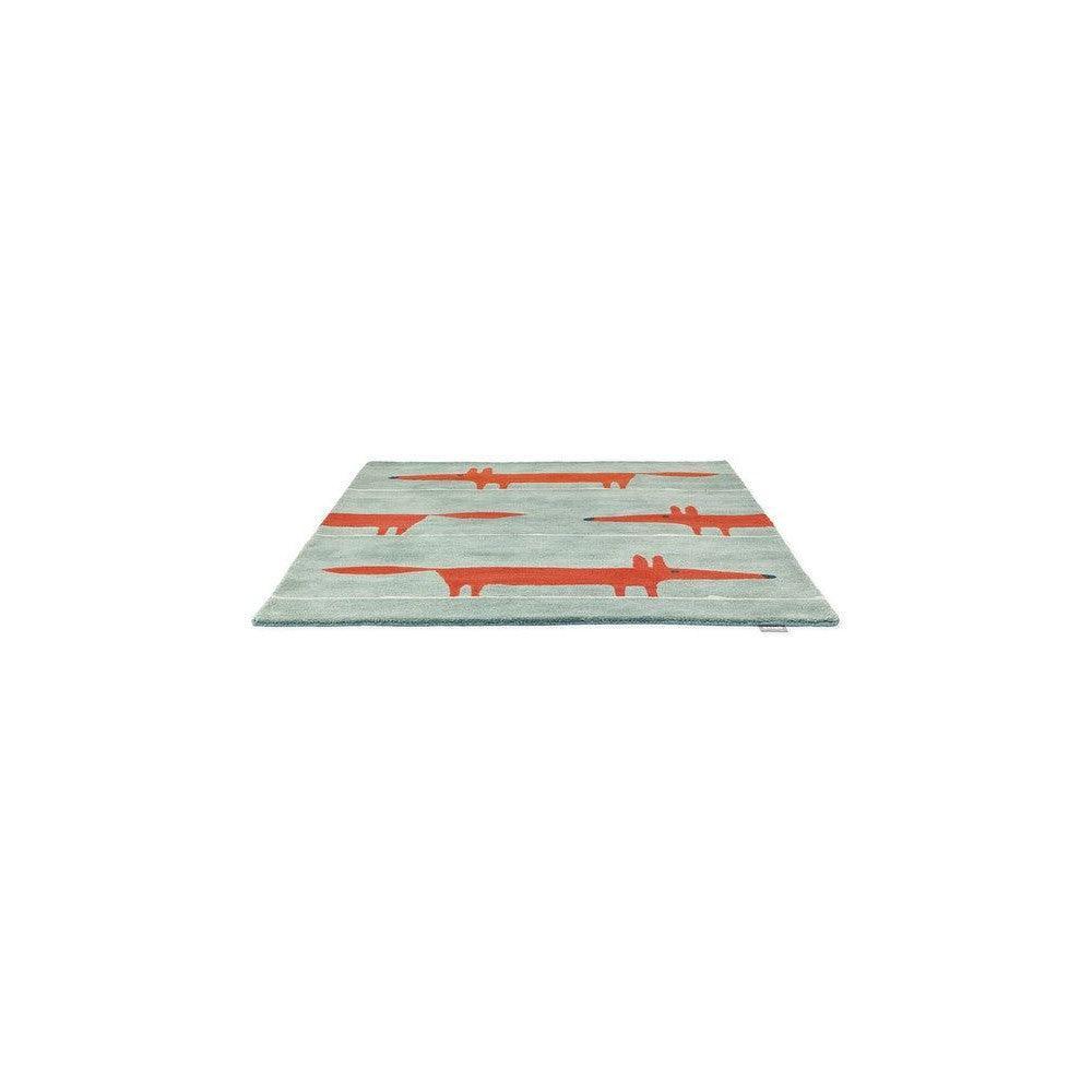 Scion Mr - Fox Mint Poppy Pure Wool Designer Rug