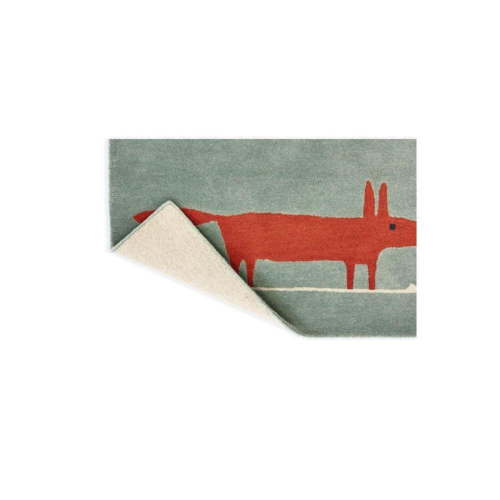 Scion Mr - Fox Mint Poppy Pure Wool Designer Rug