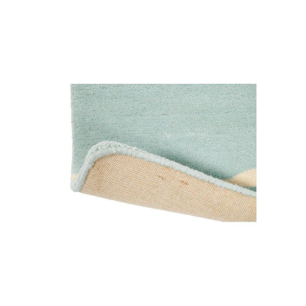 Scion Mr Fox Rug Aqua Pure Wool Designer Rug