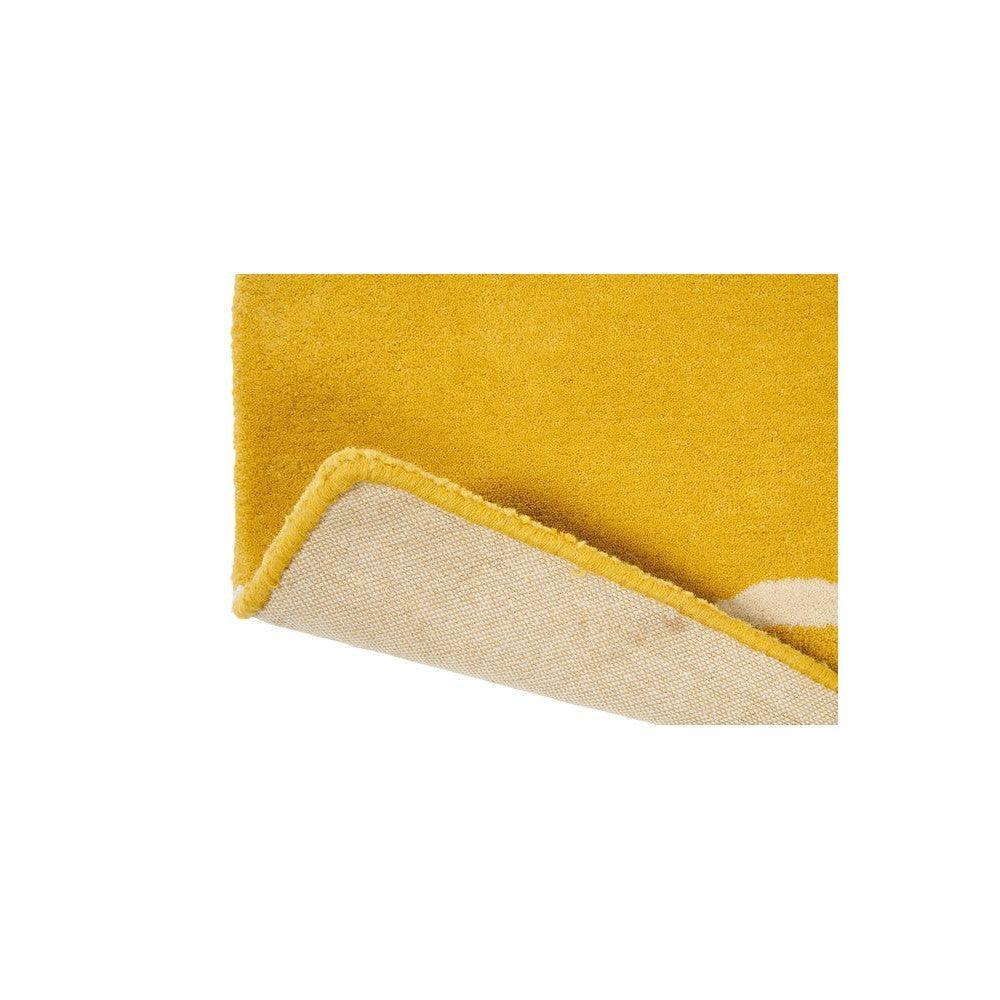 Scion Mr Fox Rug Mustard Pure Wool Designer Rug