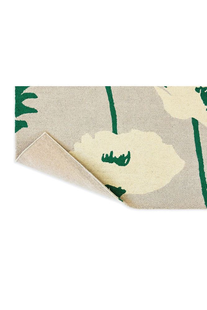 Scion Poppy Pop Parchment Gecko Pure Wool Designer Rug