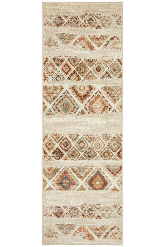 Oxford Mayfair Contrast Rust Runner Rug - ICONIC RUGS