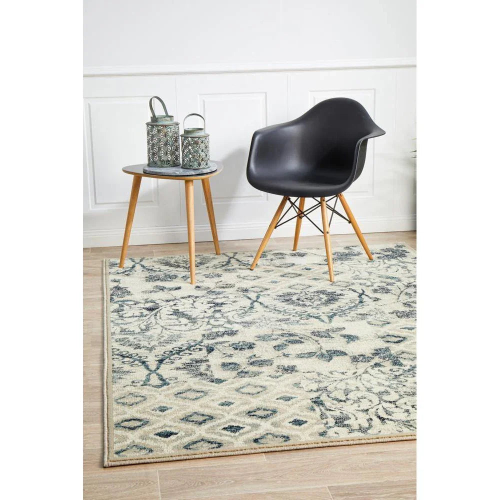 Oxford Mayfair Illusion Blue Rug - ICONIC RUGS