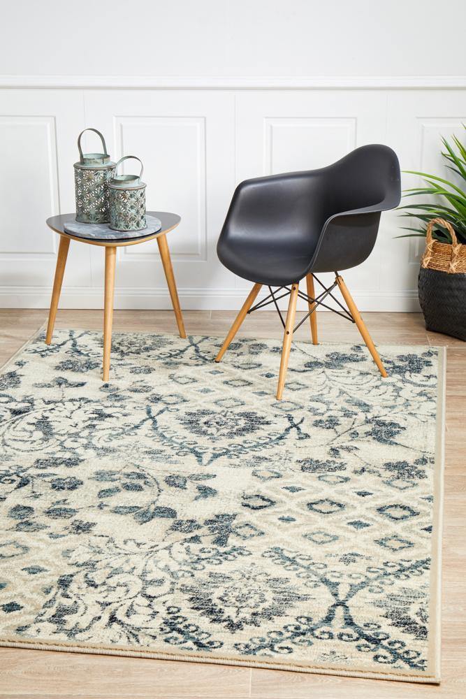 Oxford Mayfair Illusion Blue Rug - ICONIC RUGS