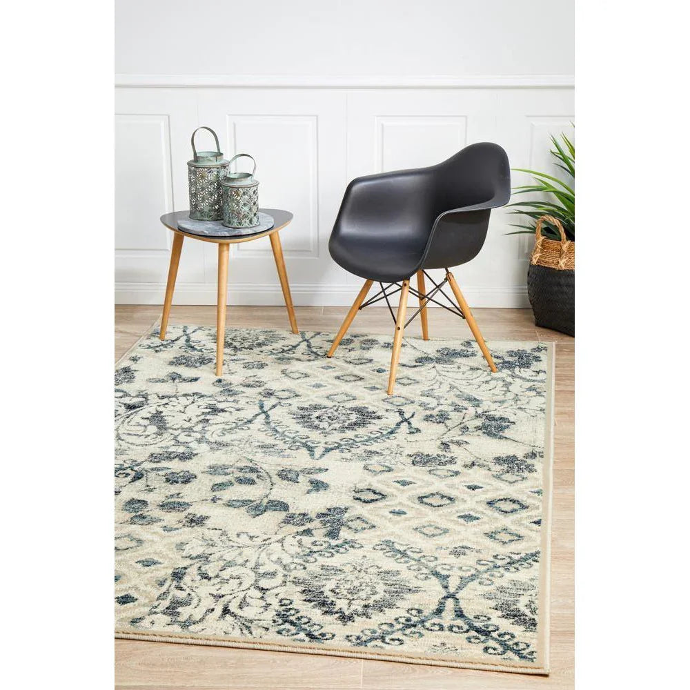 Oxford Mayfair Illusion Blue Rug - ICONIC RUGS