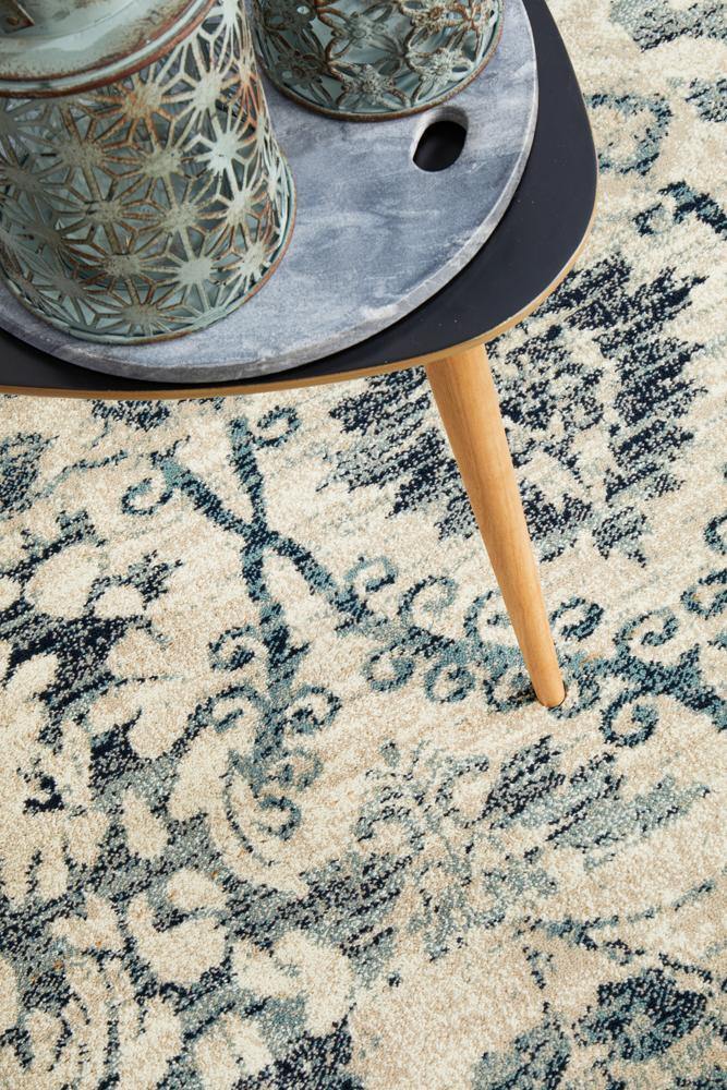 Oxford Mayfair Illusion Blue Rug - ICONIC RUGS