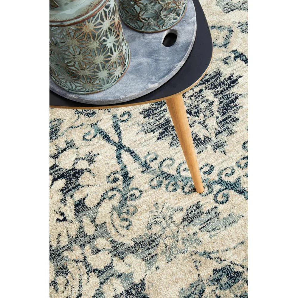 Oxford Mayfair Illusion Blue Rug - ICONIC RUGS
