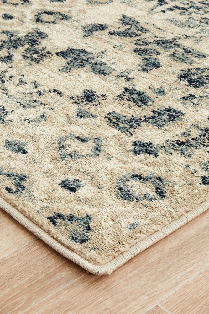 Oxford Mayfair Illusion Blue Runner Rug - ICONIC RUGS