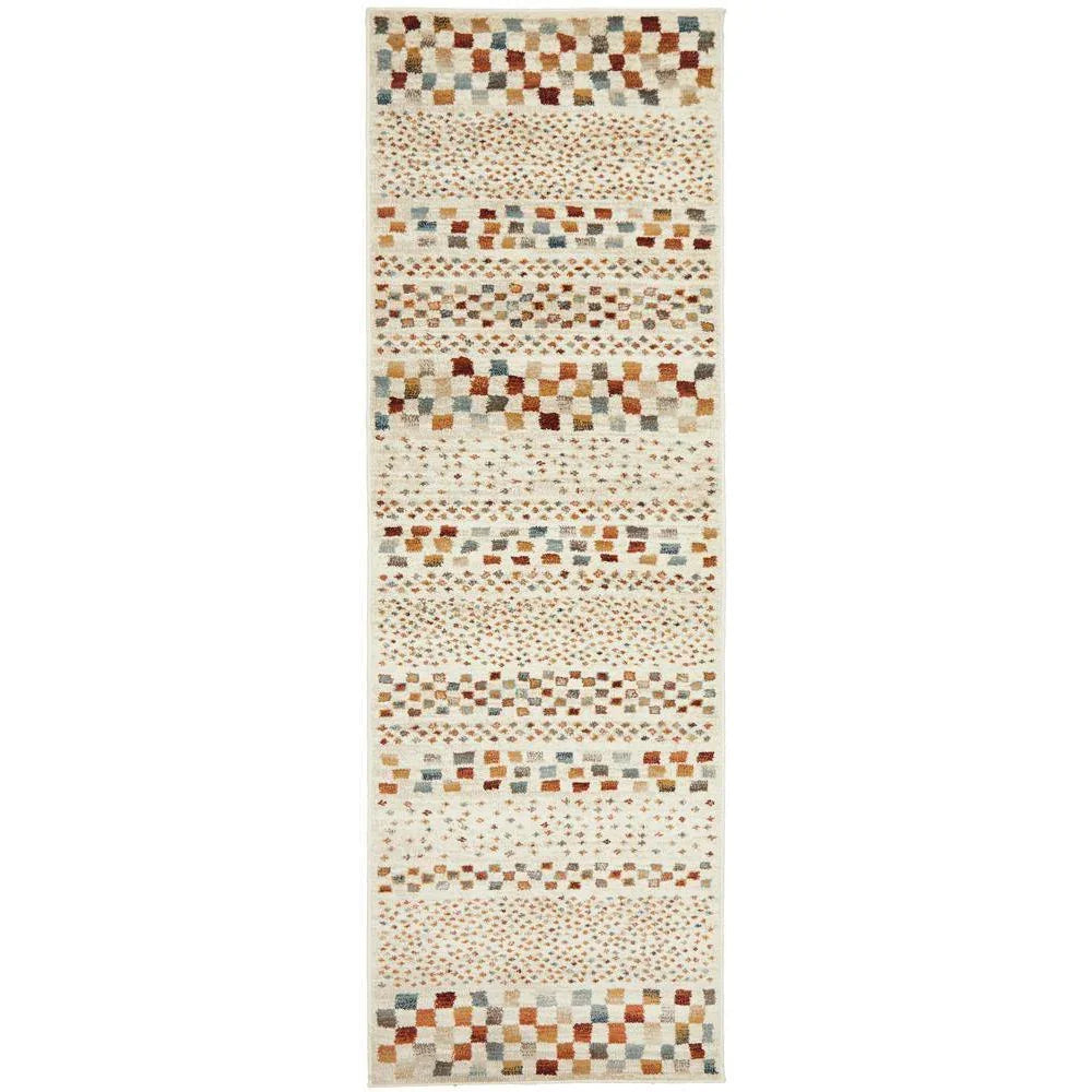 Oxford Mayfair Squares Bone Rug - ICONIC RUGS