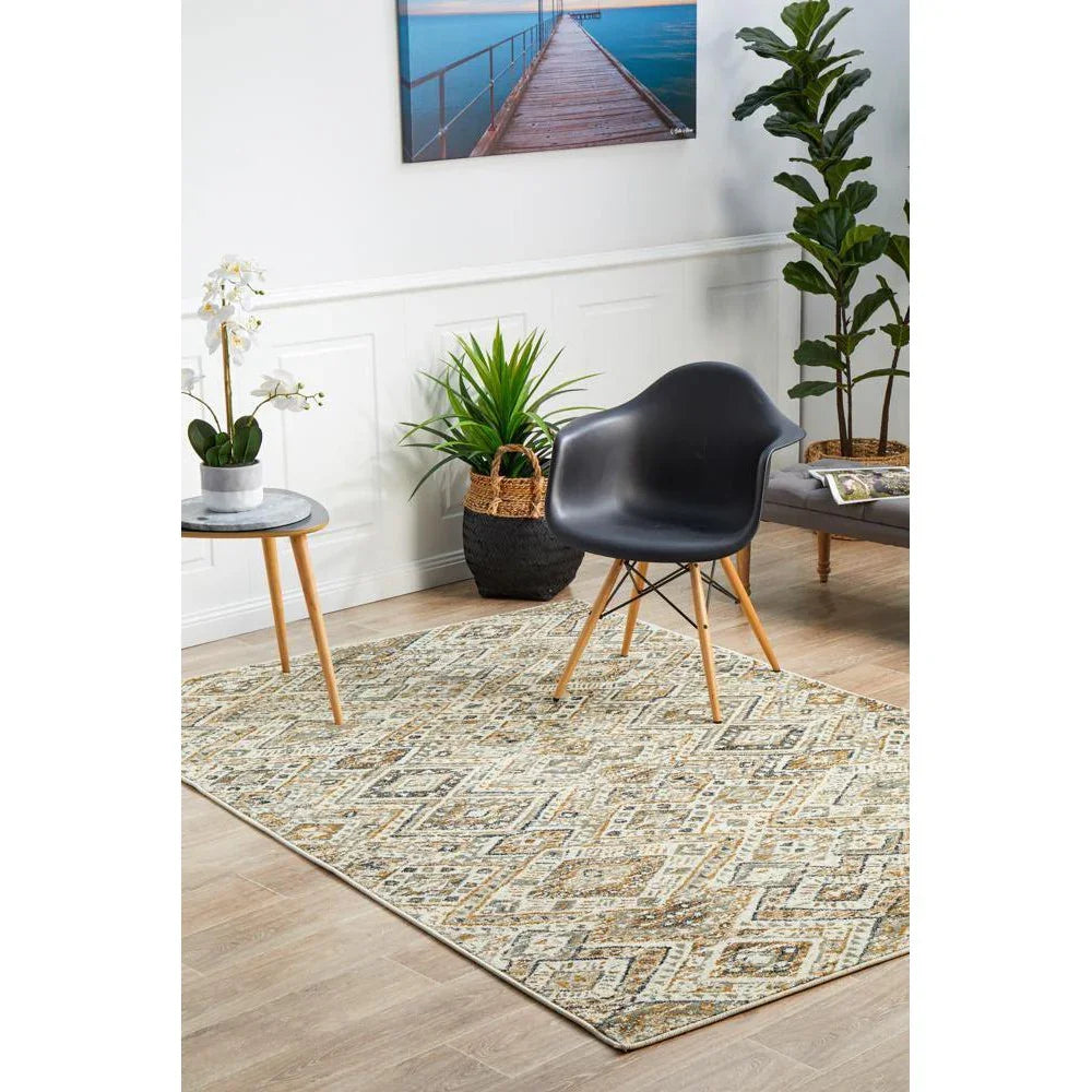 Oxford Mayfair Tribe Bone Rug - ICONIC RUGS