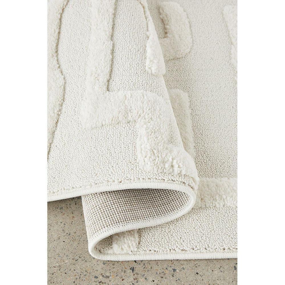Serenade Arlo Rug in White