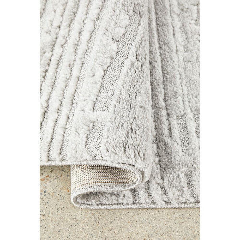 Serenade Ezra Rug in Silver