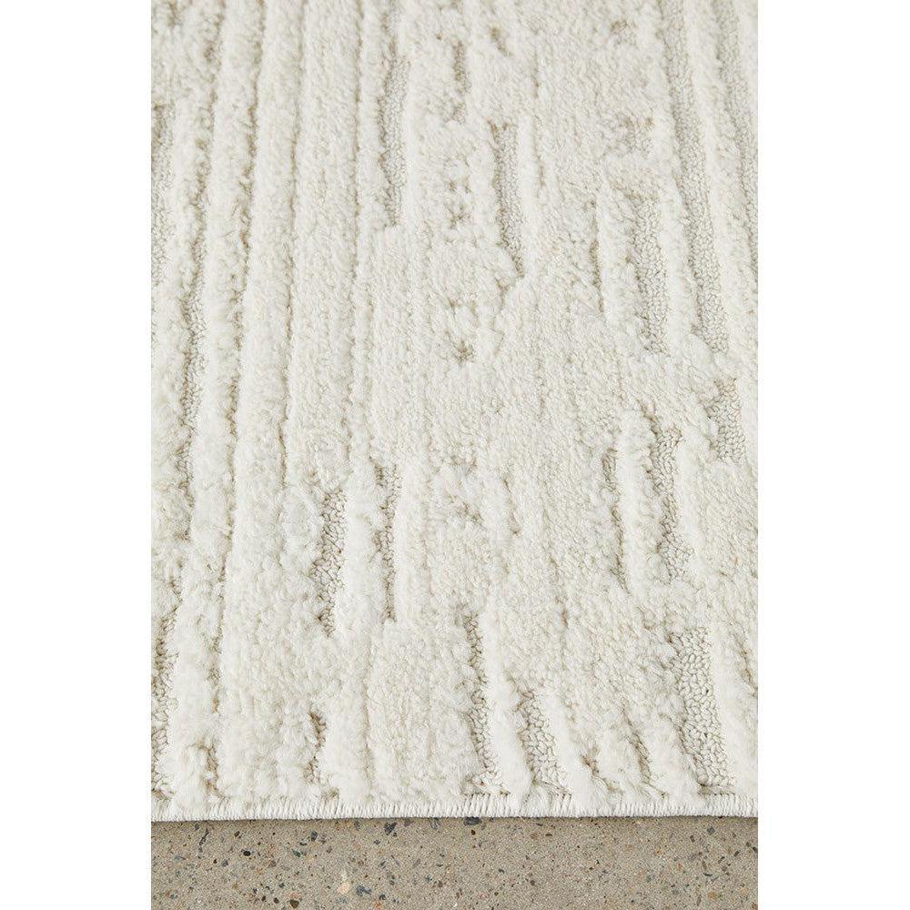 Serenade Ezra Rug in White
