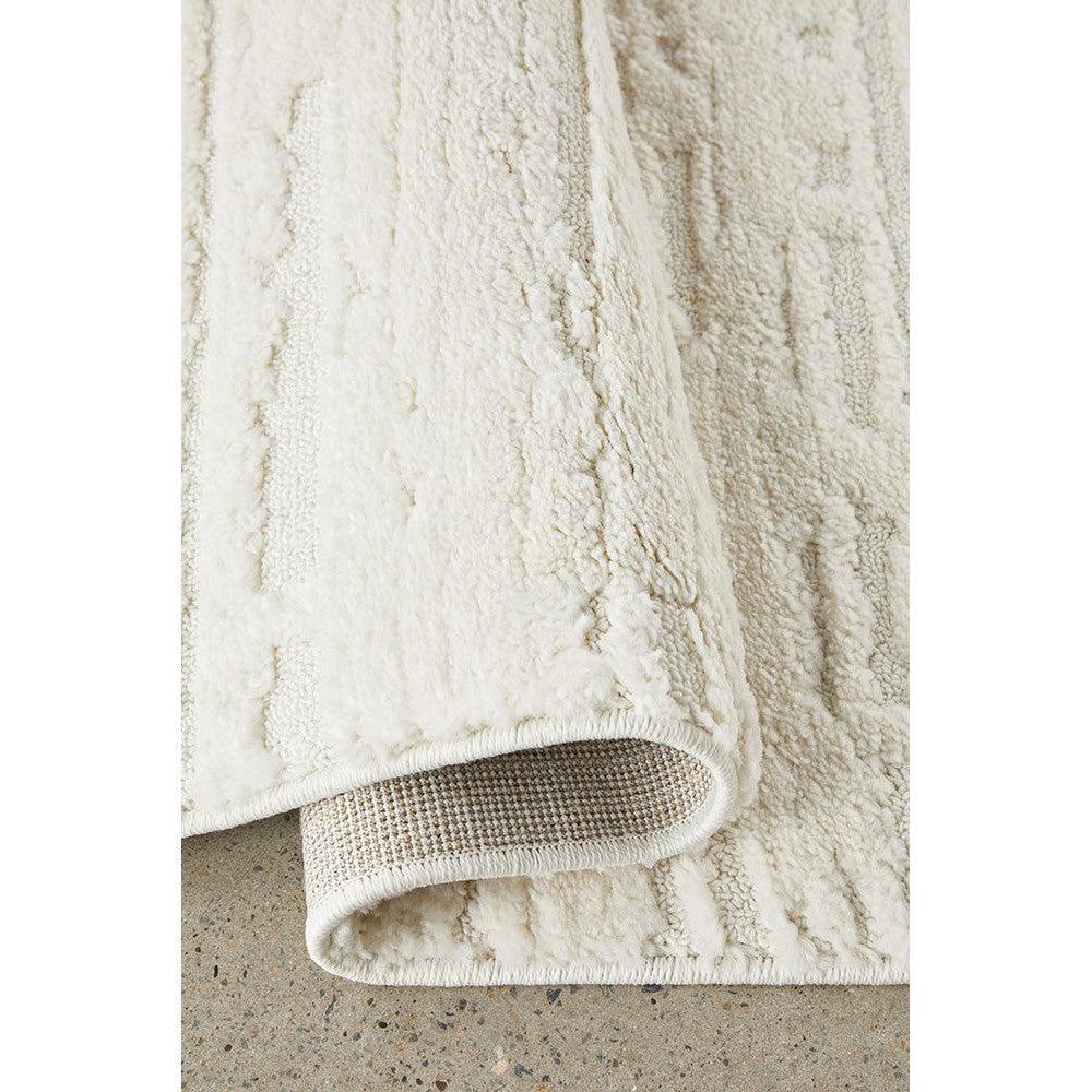 Serenade Ezra Rug in White