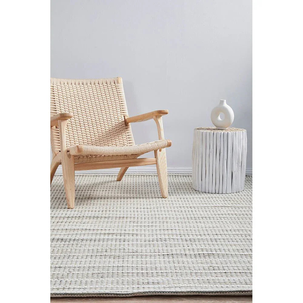 Serita Silver Wool Rug