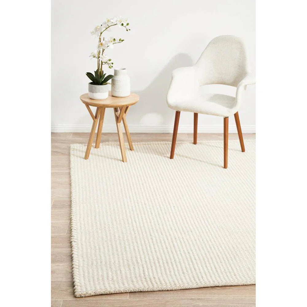 Skandinavian 300 White Rug - ICONIC RUGS