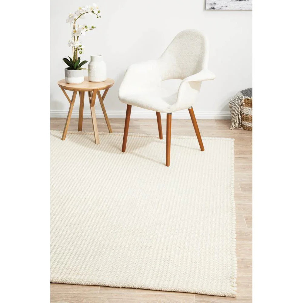 Skandinavian 300 White Rug - ICONIC RUGS