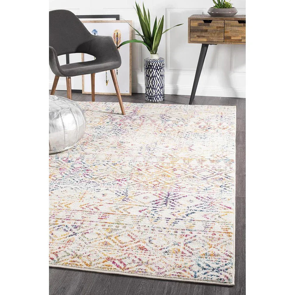 Oasis Ismail Multi Grey Rustic Rug
