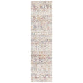 Oasis Ismail Multi Grey Rustic Runner Rug