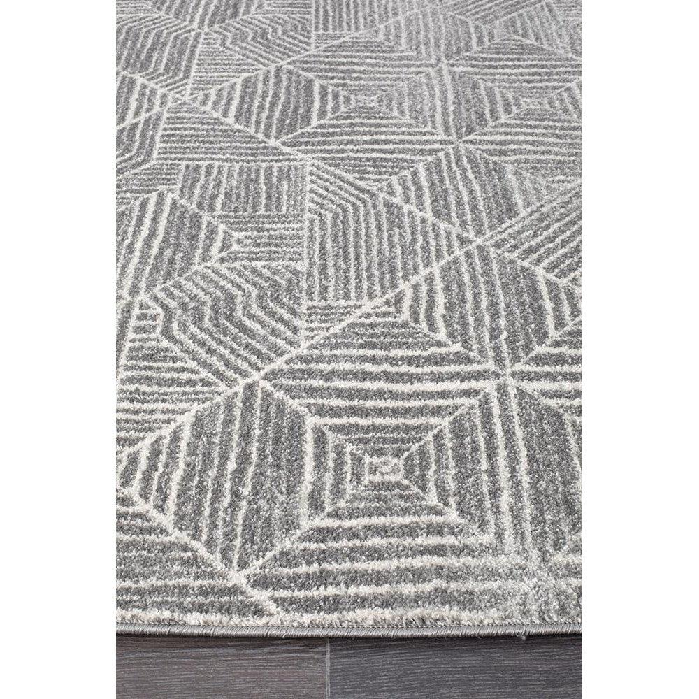 Oasis Kenza Contemporary Silver Rug