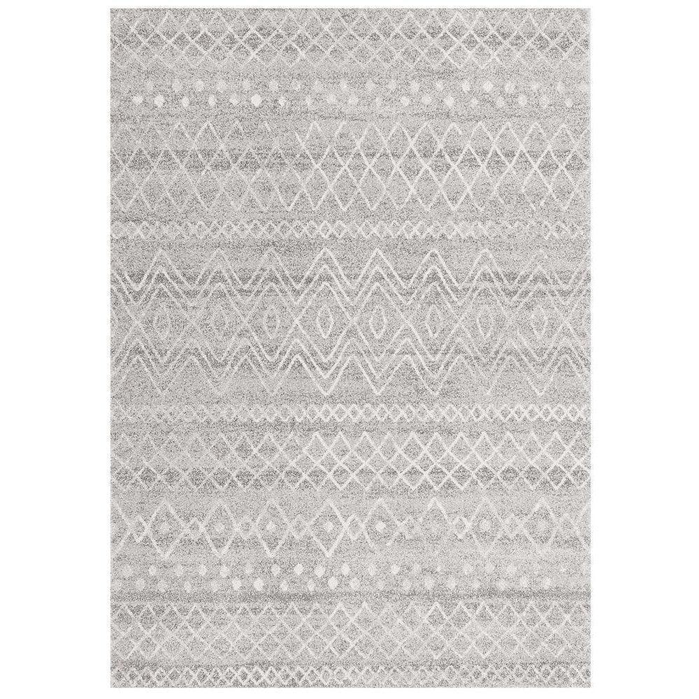 Oasis Nadia Grey Rustic Tribal Rug