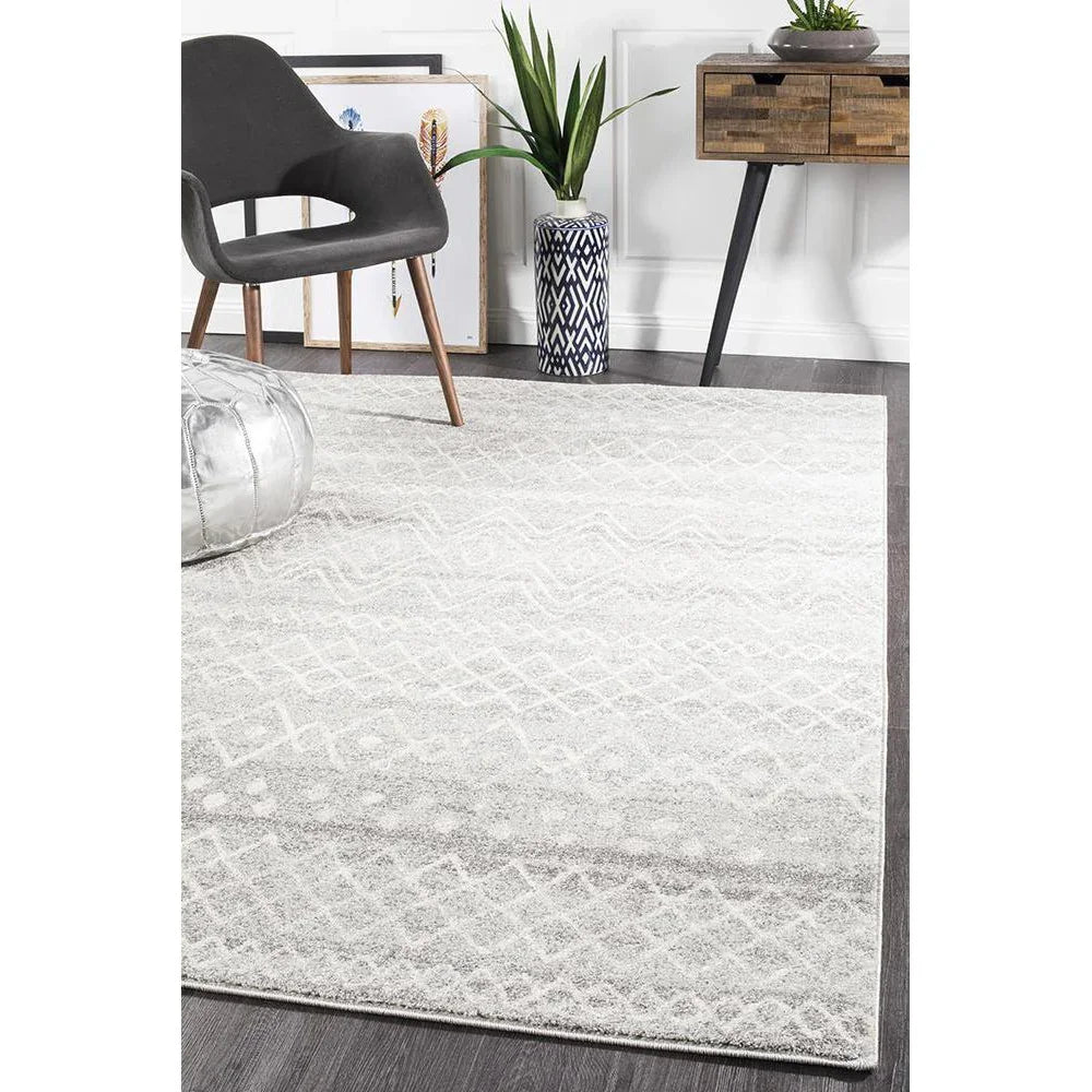 Oasis Nadia Grey Rustic Tribal Rug