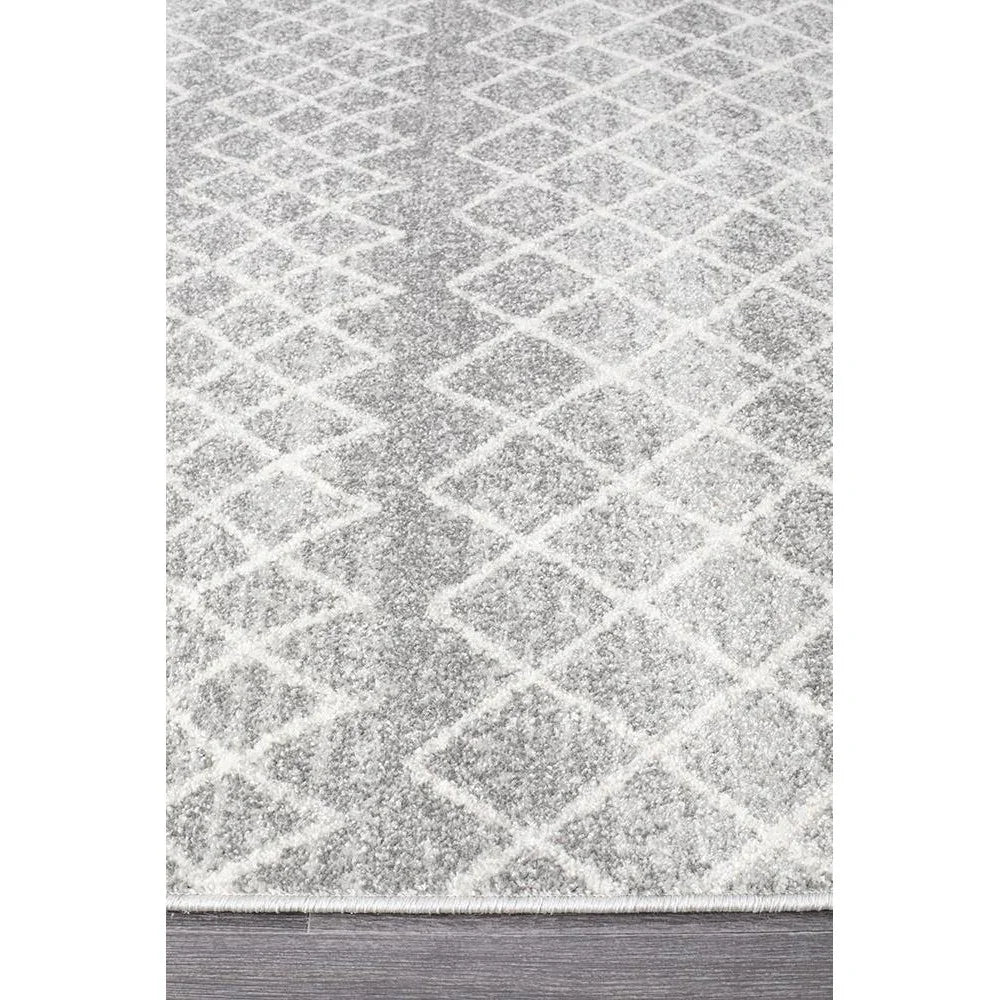 Oasis Nadia Grey Rustic Tribal Rug