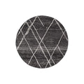 Oasis Noah Charcoal Contemporary Round Rug