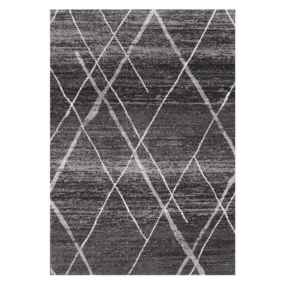 Oasis Noah Charcoal Contemporary Rug