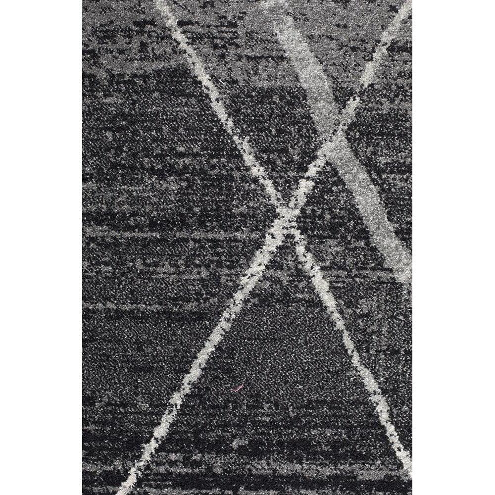 Oasis Noah Charcoal Contemporary Rug