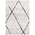 Oasis Noah White Grey Contemporary Rug