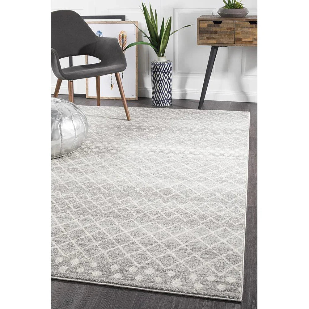 Oasis Selma Silver Tribal Rug