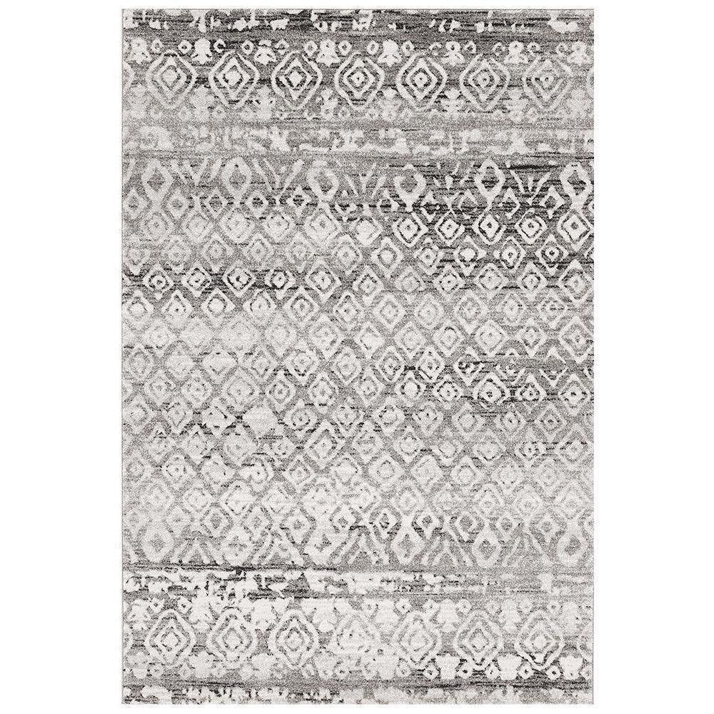 Oasis Zakira Dark Grey Tribal Rug