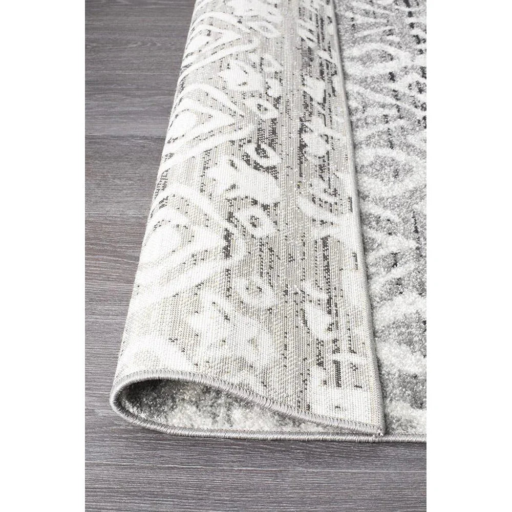 Oasis Zakira Dark Grey Tribal Rug