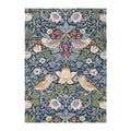 Strawberry Thief Indigo Pure Wool Designer Rug