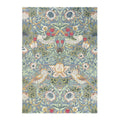 Strawberry Thief Slate Pure Wool Designer Rug