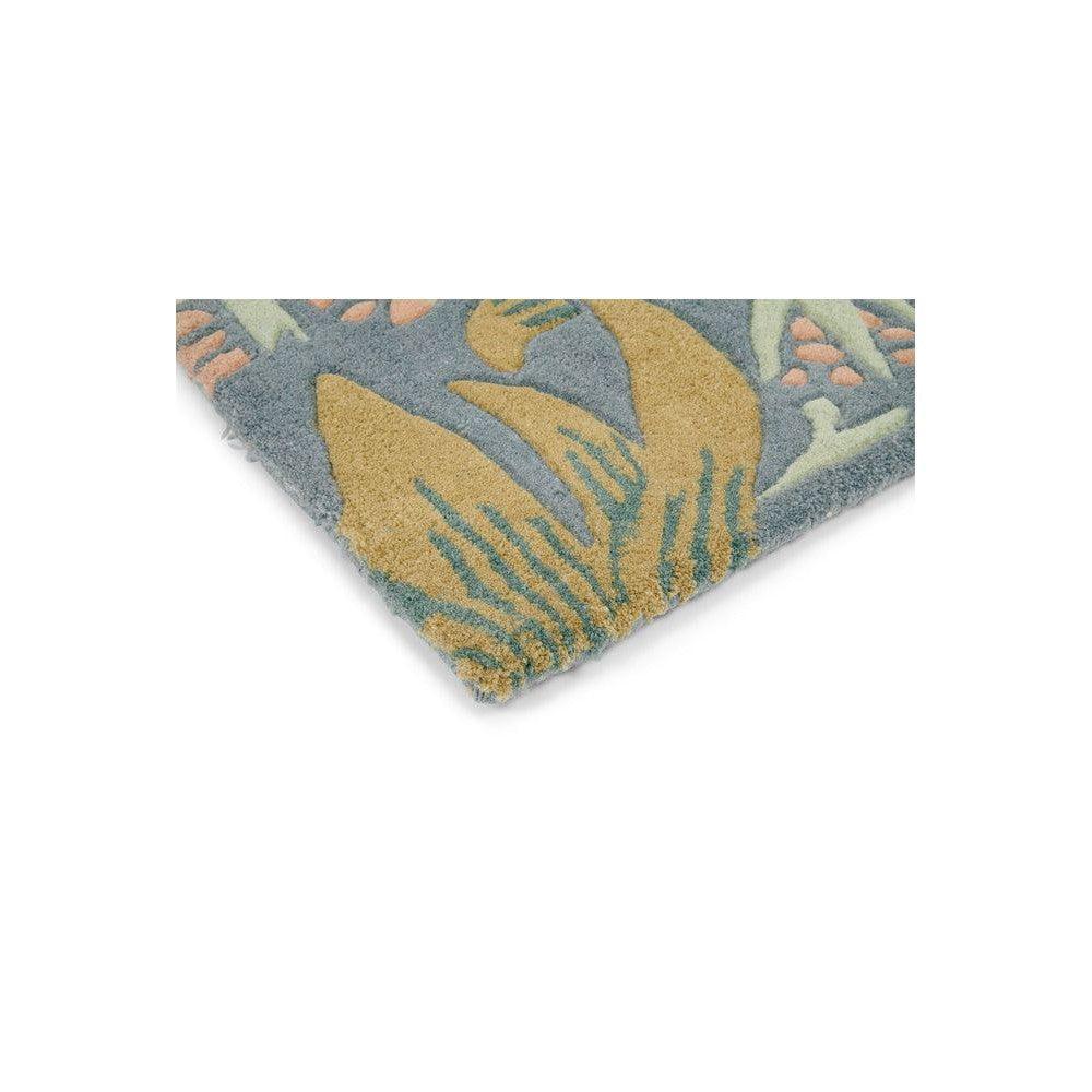 Strawberry Thief Slate Pure Wool Designer Rug