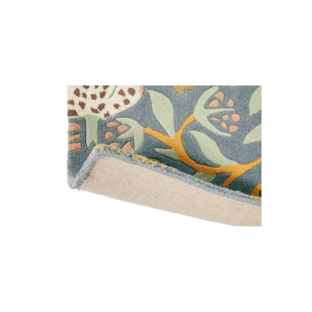 Strawberry Thief Slate Pure Wool Designer Rug