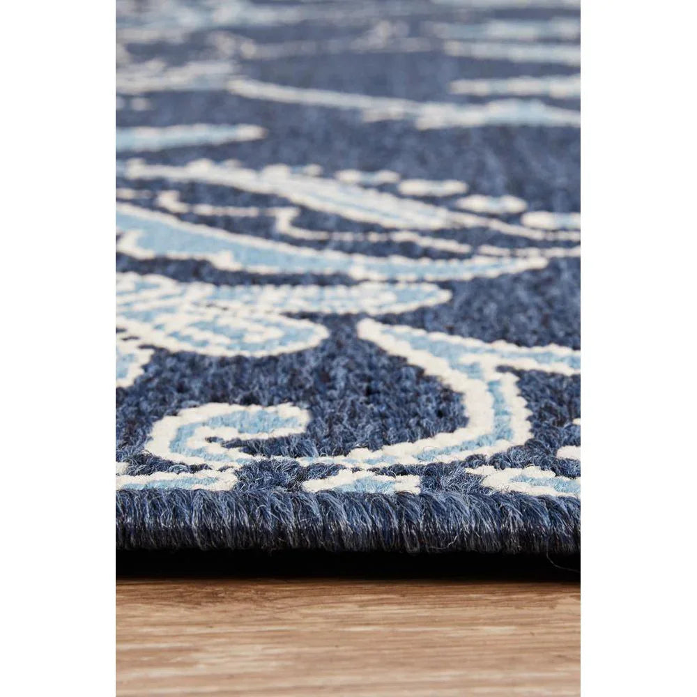 Seaside 7777 Navy Rug - ICONIC RUGS
