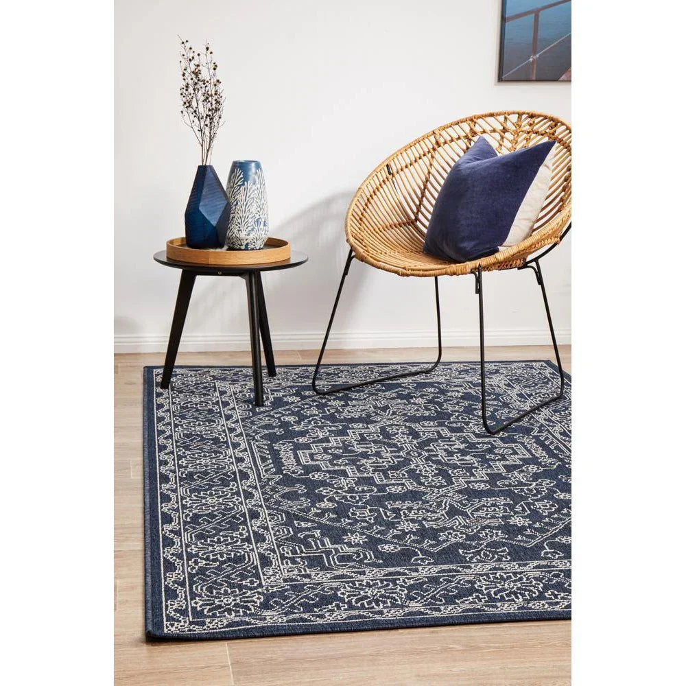Seaside 5555 Navy Rug - ICONIC RUGS