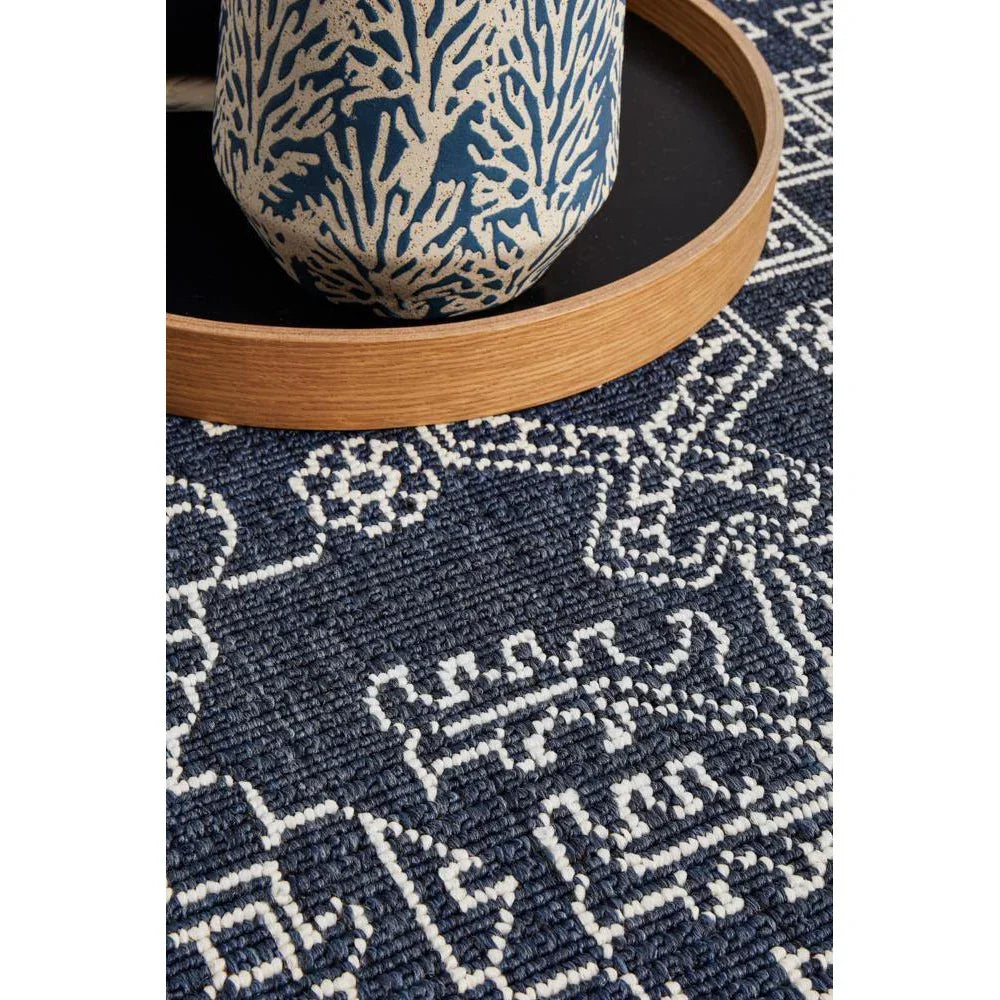 Seaside 5555 Navy Rug - ICONIC RUGS