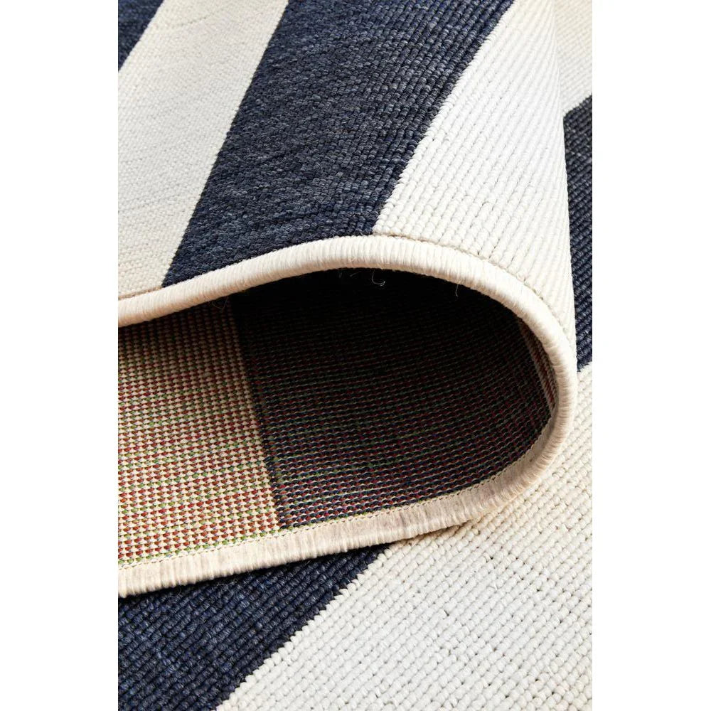 Seaside 4444 Navy White Rug - ICONIC RUGS