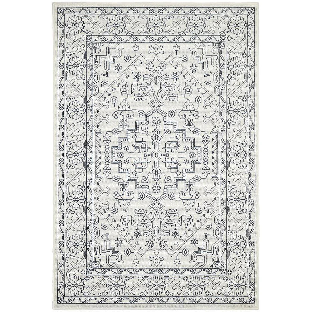 Seaside 5555 White Rug - ICONIC RUGS